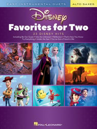 Disney Favorites for Two Alto Sax Duet Book cover